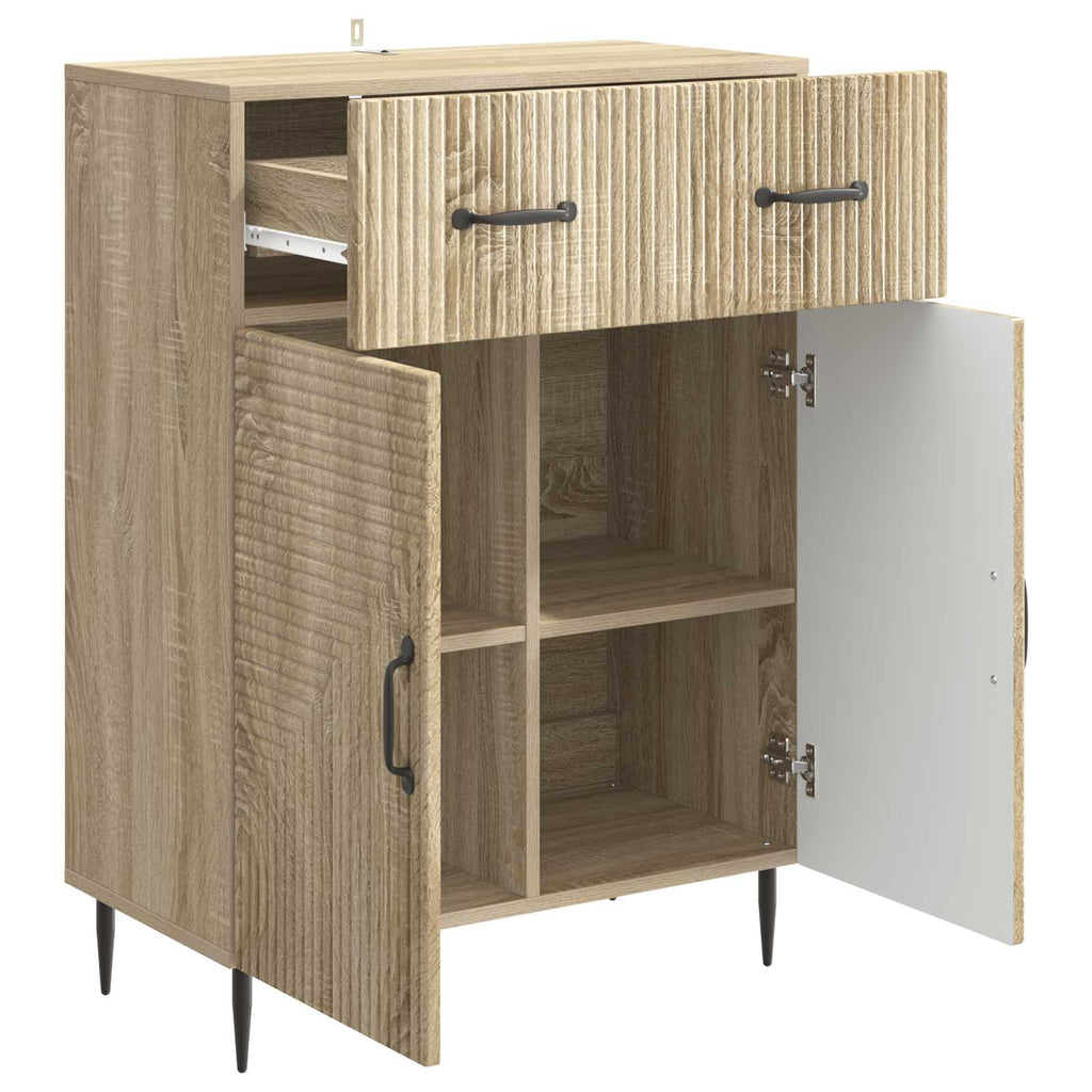 Aparador Roble Sonoma 66 x 34,5 x 89,5 cm Madera de Ingeniería