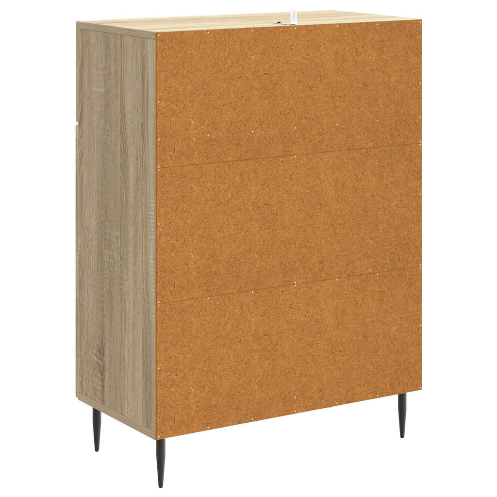 Aparador Roble Sonoma 66 x 34,5 x 89,5 cm Madera de Ingeniería