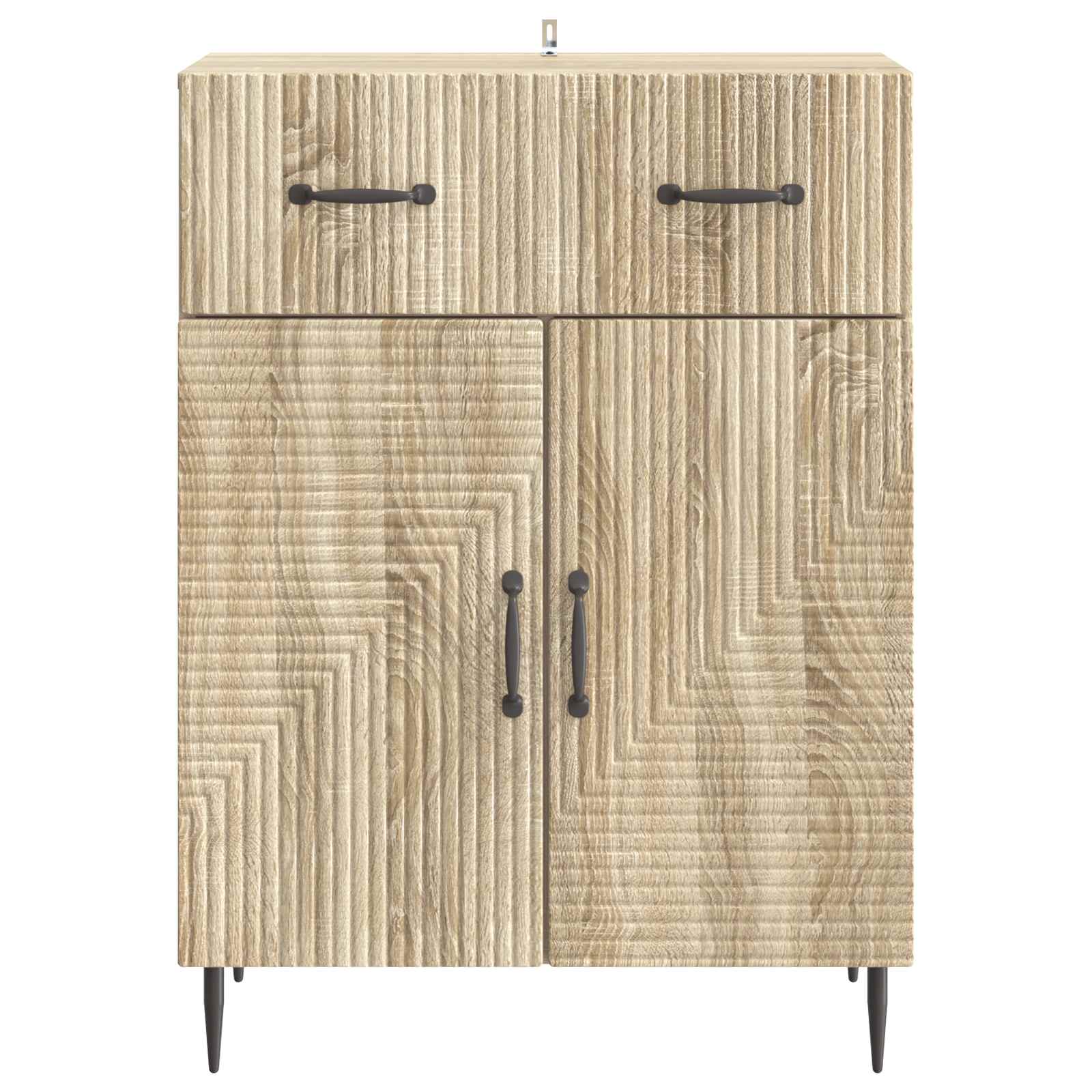Aparador Roble Sonoma 66 x 34,5 x 89,5 cm Madera de Ingeniería