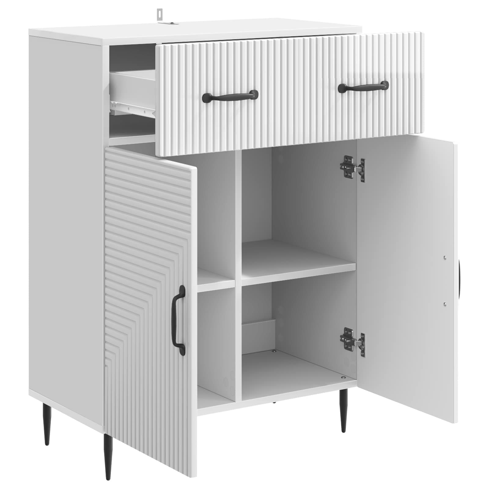 Aparador Brillante 66 x 34,5 x 89,5 cm Madera de Ingeniería