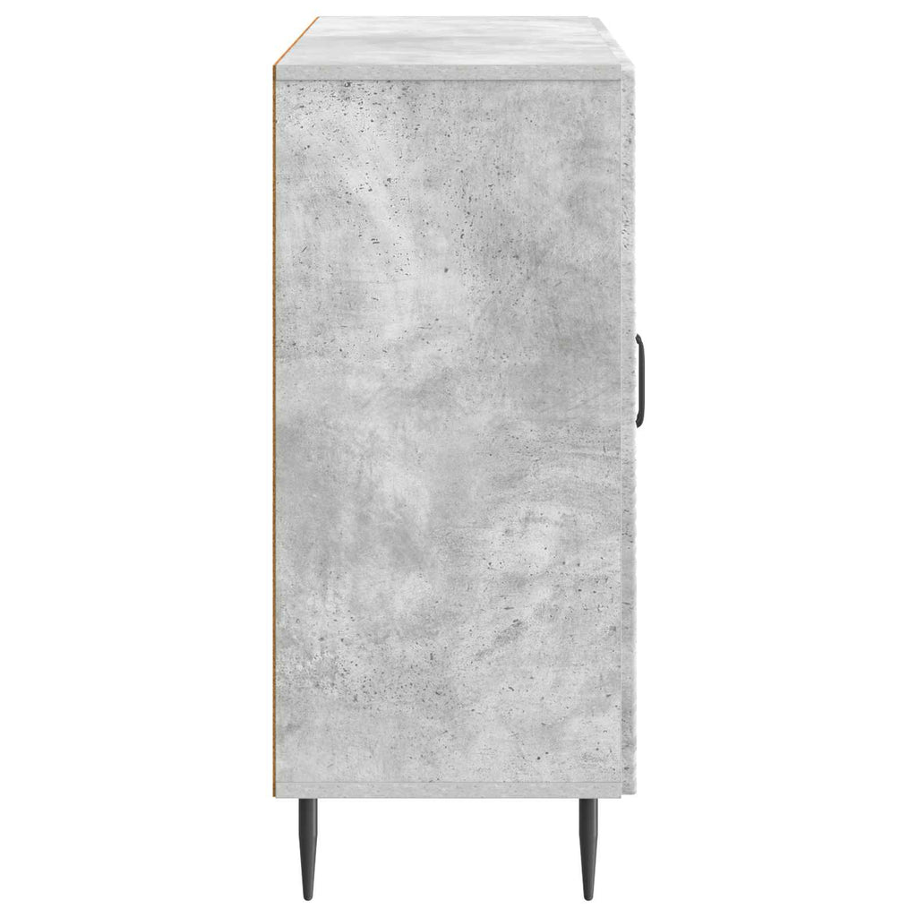 Aparador Gris Hormigón 89 x 34,5 x 80 cm Madera de Ingeniería