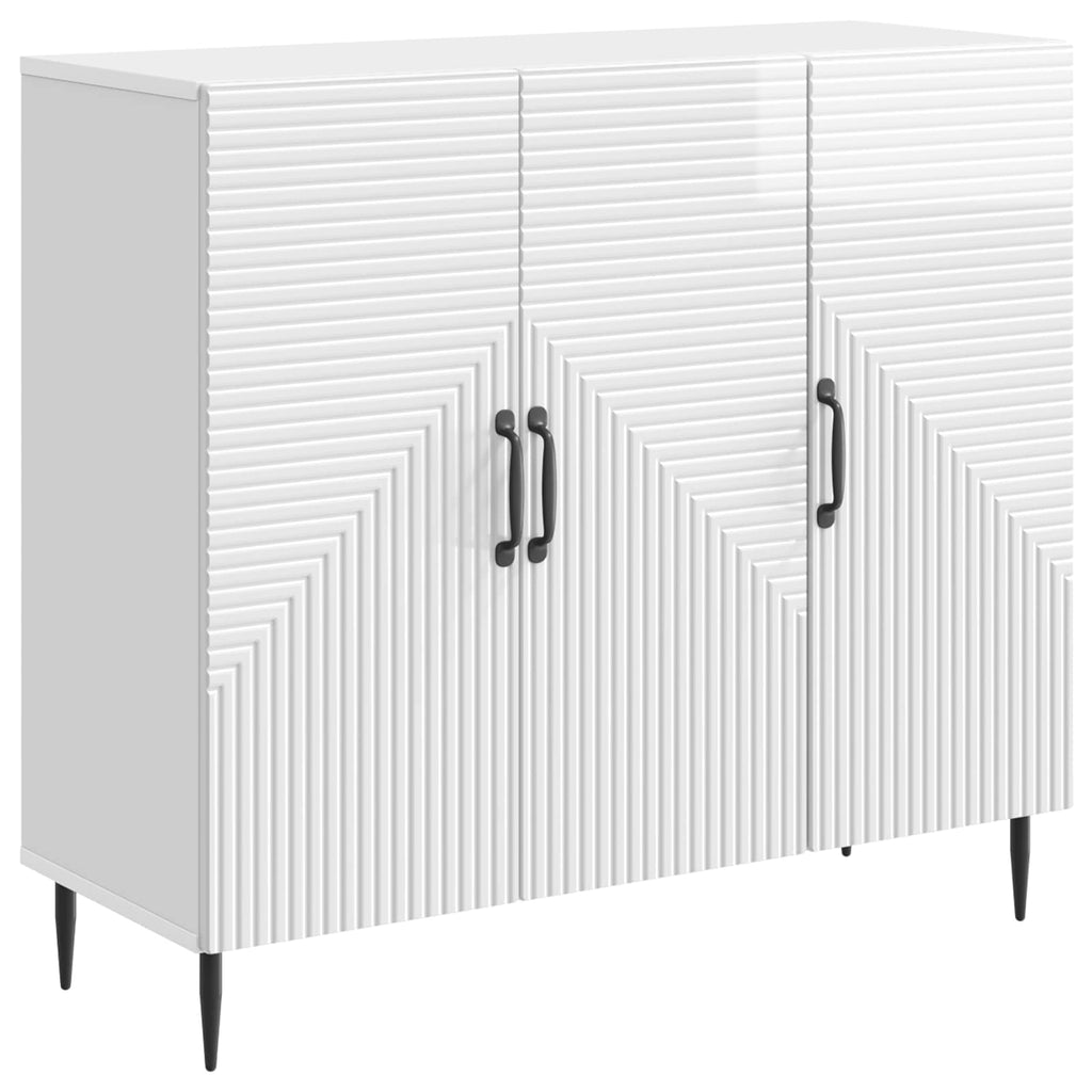 Aparador Brillante 89 x 34,5 x 80 cm Madera de Ingeniería