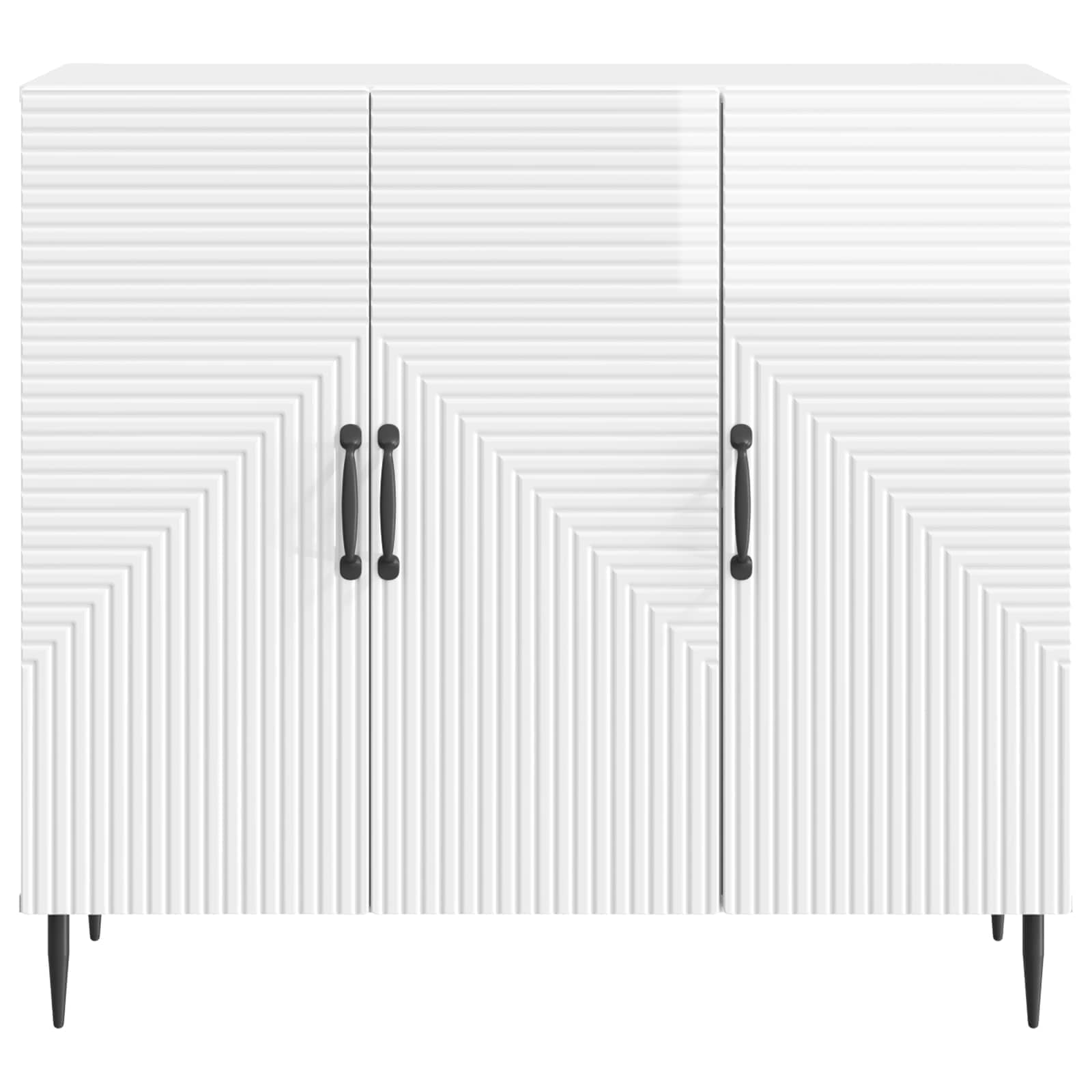Aparador Brillante 89 x 34,5 x 80 cm Madera de Ingeniería