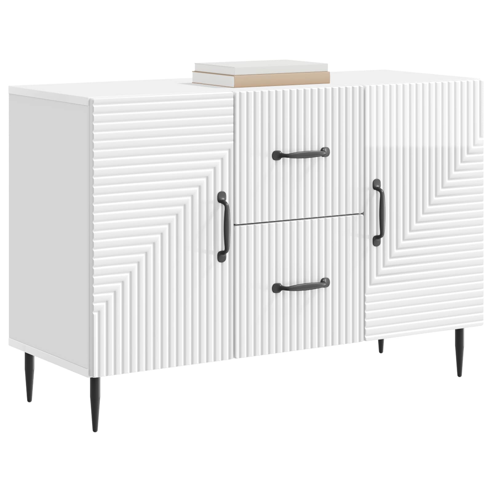 Aparador Brillante 89 x 34,5 x 60 cm Madera de Ingeniería