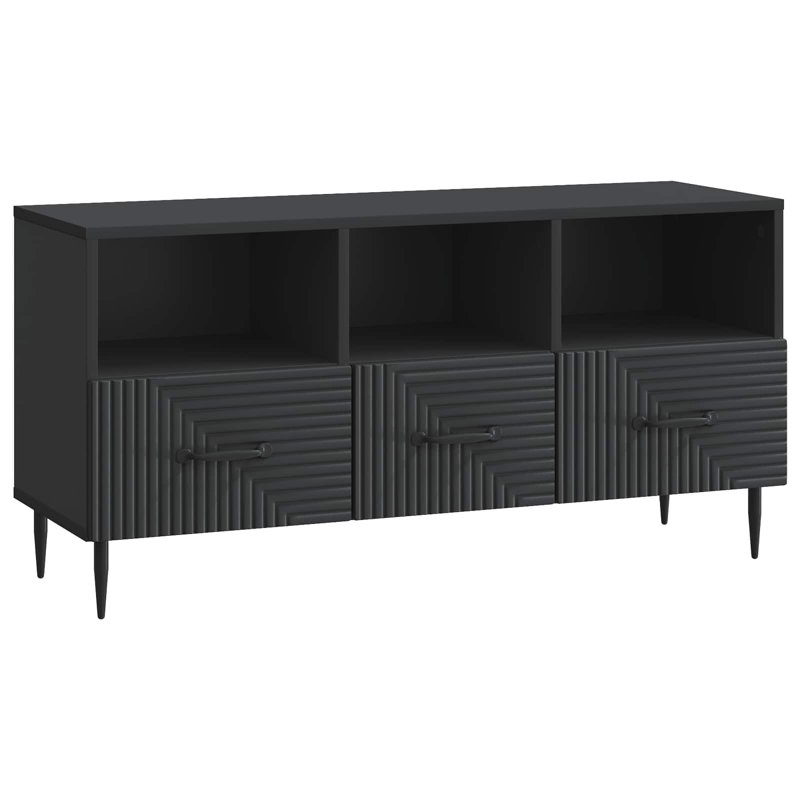 Mueble de TV Brillante 102 x 34,5 x 50 cm Madera de Ingeniería