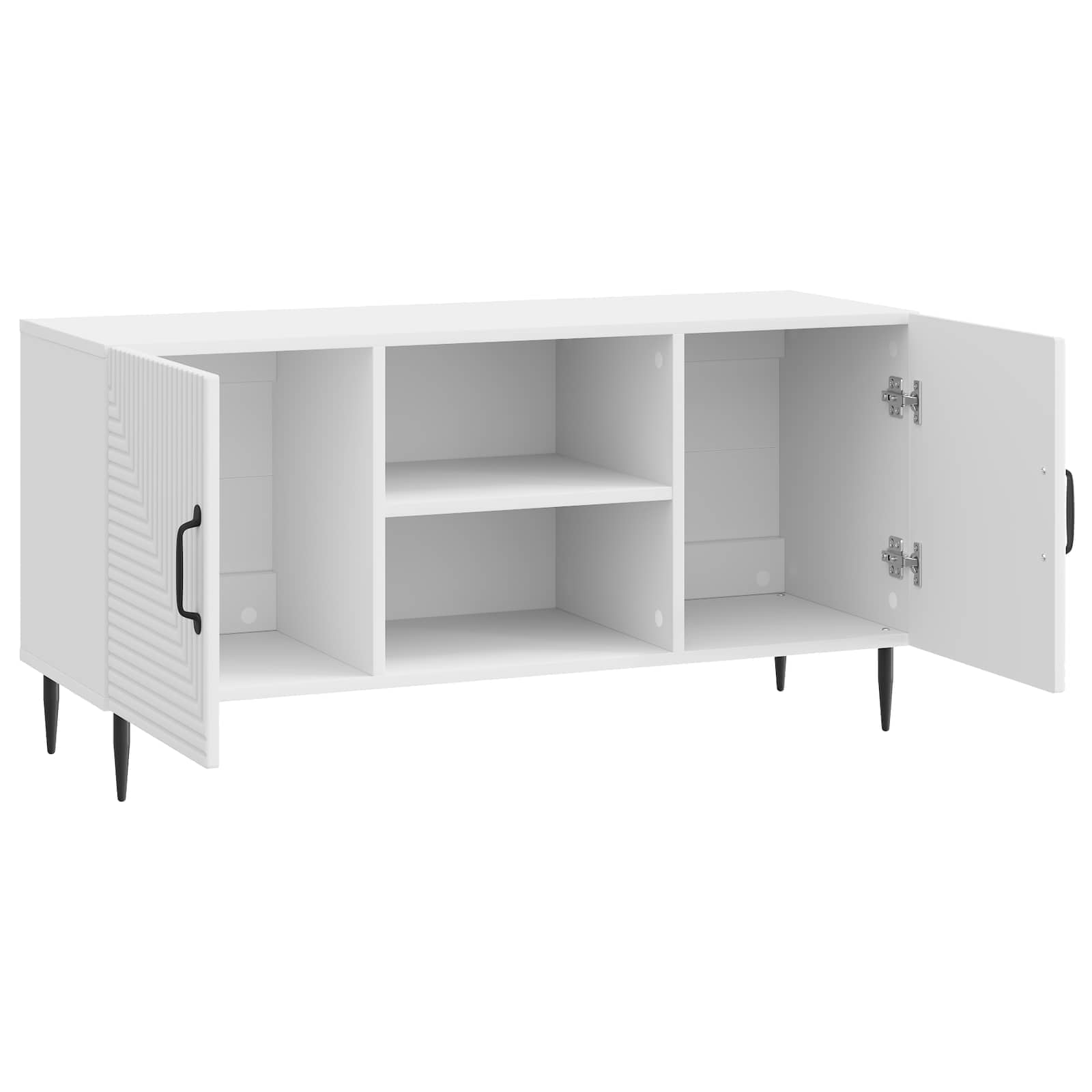 Mueble de TV Brillante 102 x 34,5 x 50 cm Madera de Ingeniería