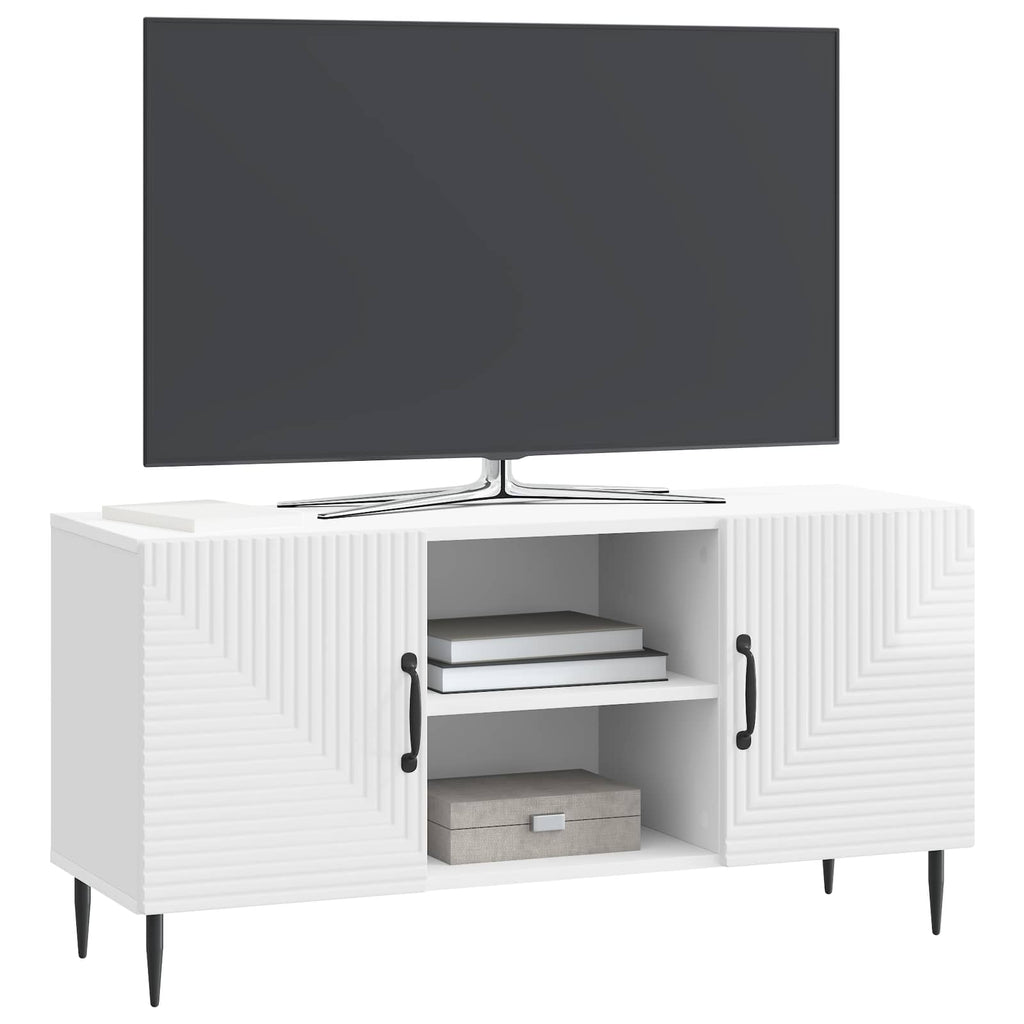 Mueble de TV Brillante 102 x 34,5 x 50 cm Madera de Ingeniería