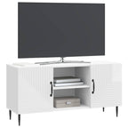 Mueble de TV Brillante 102 x 34,5 x 50 cm Madera de Ingeniería