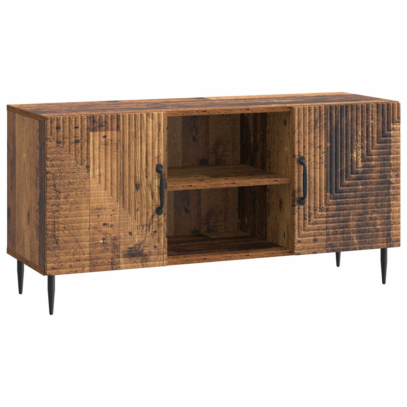 Mueble de TV Brillante 102 x 34,5 x 50 cm Madera de Ingeniería
