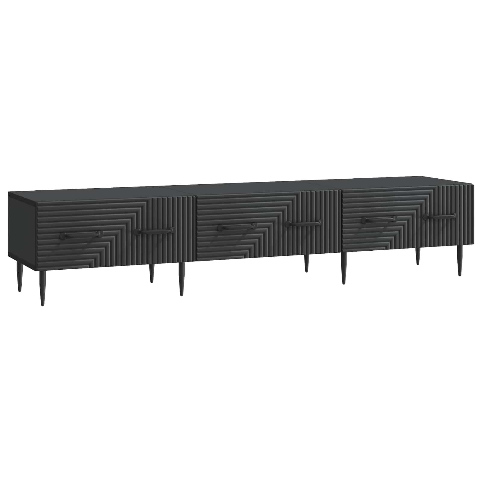 Mueble de TV Brillante 147 x 34,5 x 30 cm Madera de Ingeniería