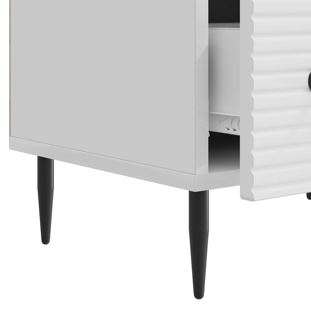 Mueble de TV Brillante 147 x 34,5 x 30 cm Madera de Ingeniería