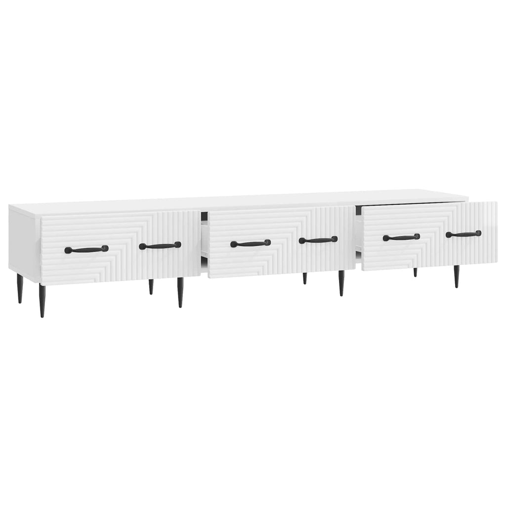 Mueble de TV Brillante 147 x 34,5 x 30 cm Madera de Ingeniería