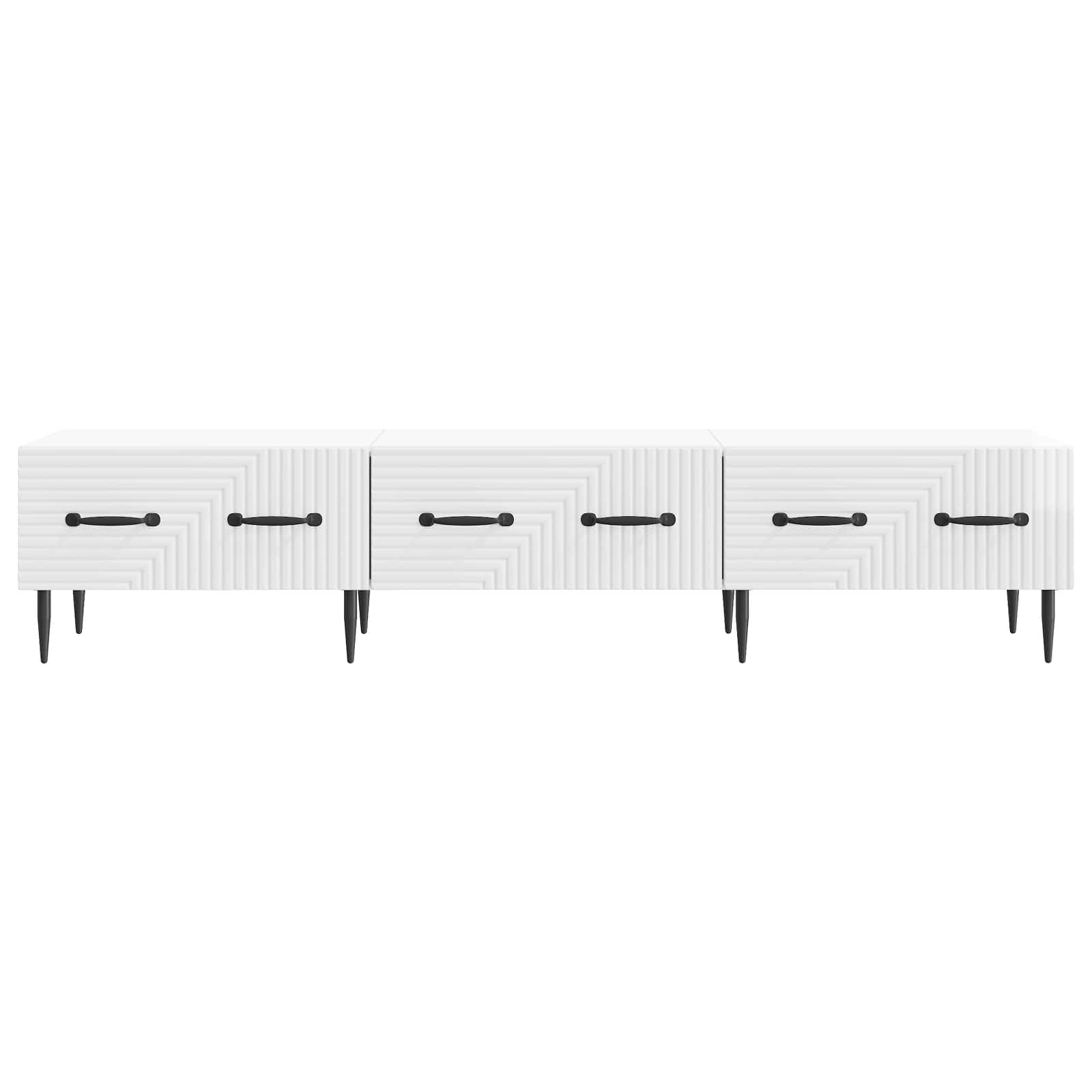 Mueble de TV Brillante 147 x 34,5 x 30 cm Madera de Ingeniería