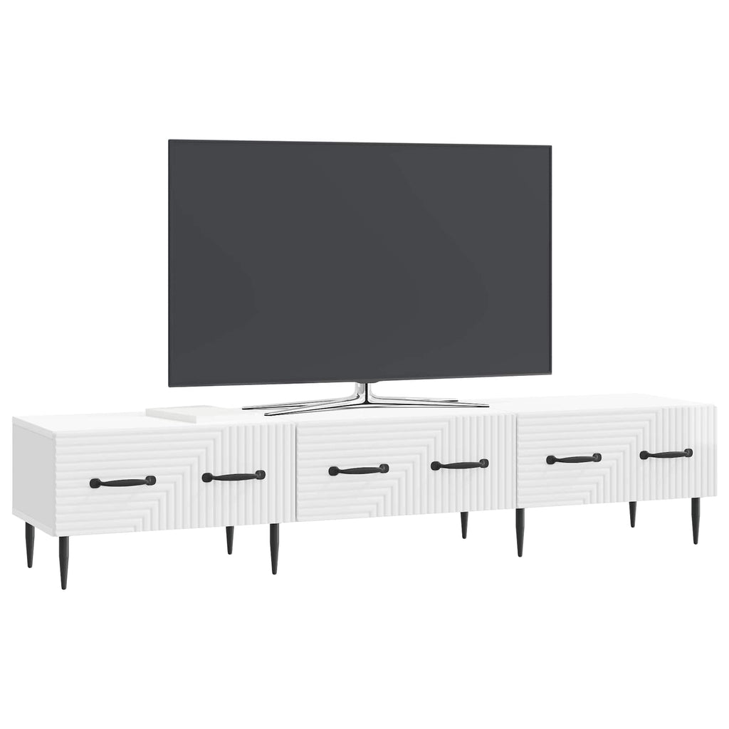 Mueble de TV Brillante 147 x 34,5 x 30 cm Madera de Ingeniería
