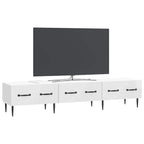 Mueble de TV Brillante 147 x 34,5 x 30 cm Madera de Ingeniería