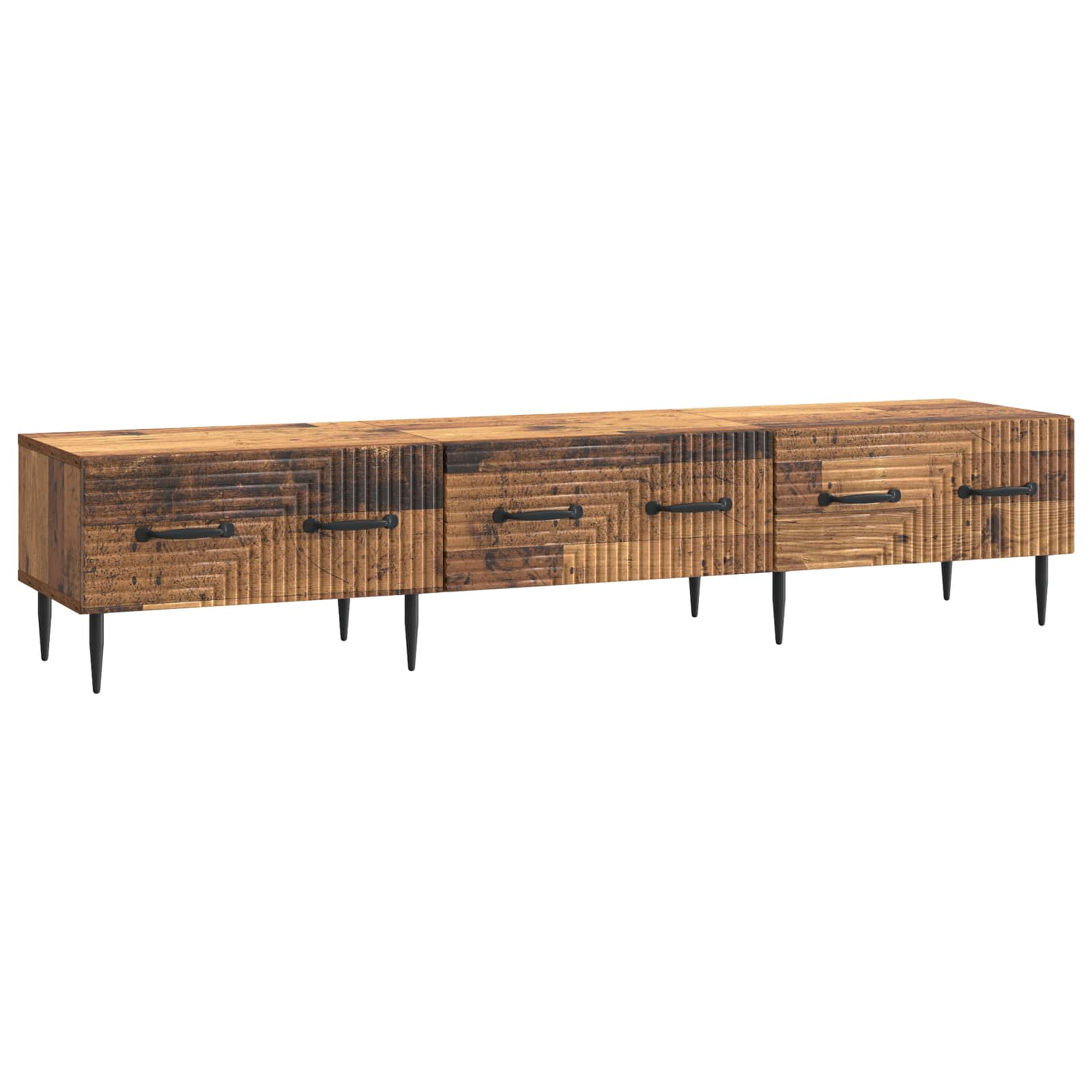 Mueble de TV Brillante 147 x 34,5 x 30 cm Madera de Ingeniería