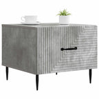 Mesa de Café Gris Hormigón 49 x 50 x 40 cm Madera de Ingeniería