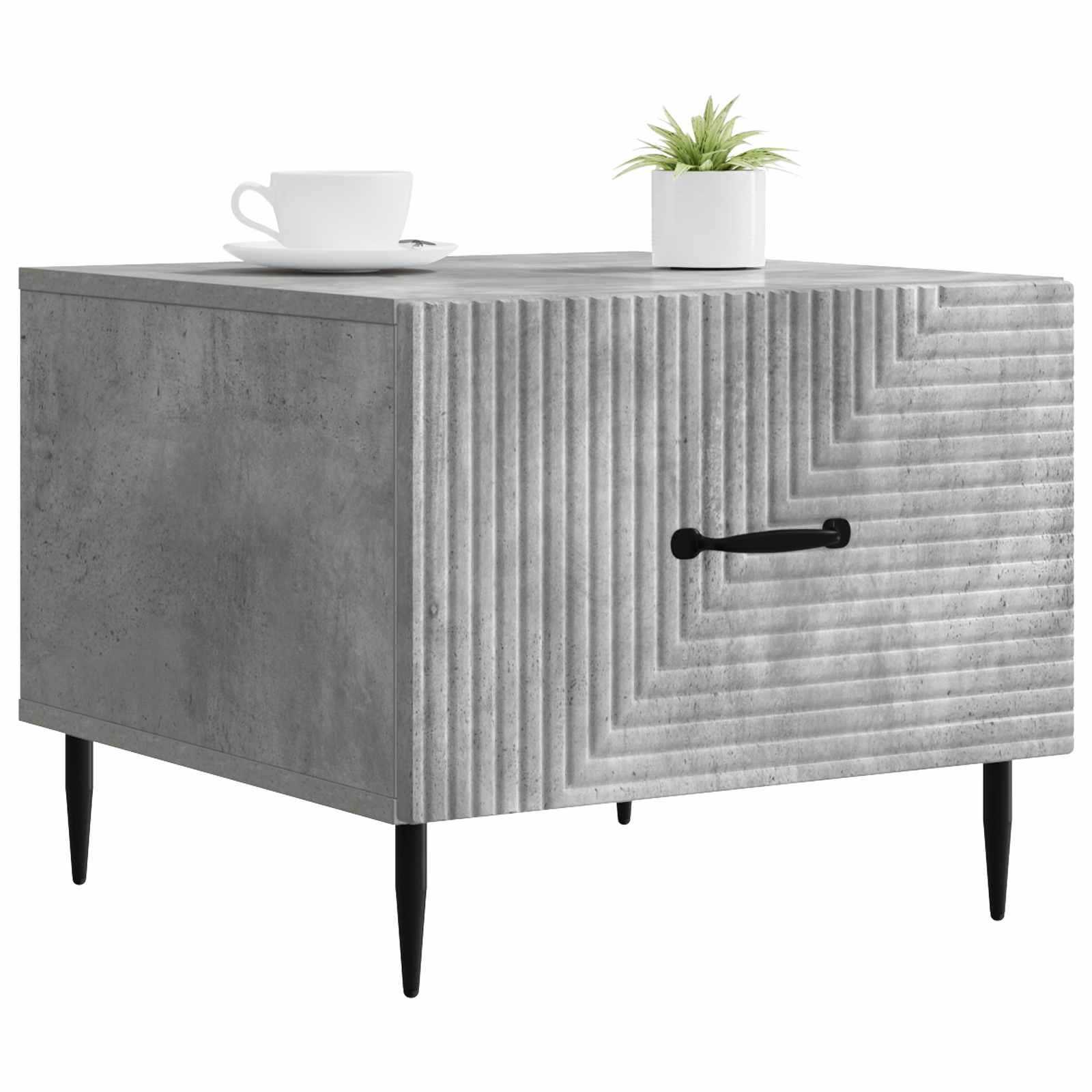 Mesa de Café Gris Hormigón 49 x 50 x 40 cm Madera de Ingeniería