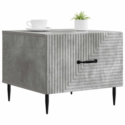 Mesa de Café Gris Hormigón 49 x 50 x 40 cm Madera de Ingeniería