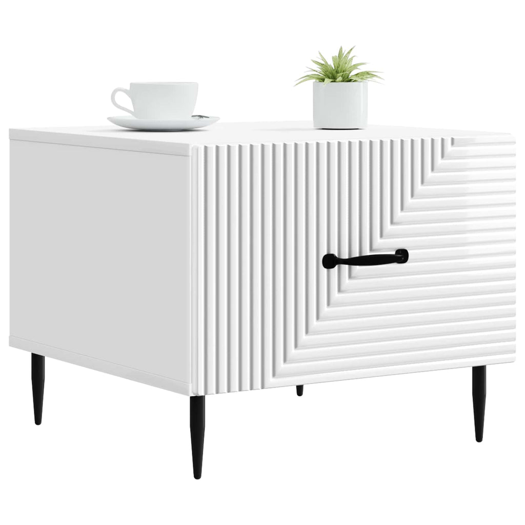 Mesa de Café Brillante 49 x 50 x 40 cm Madera de Ingeniería
