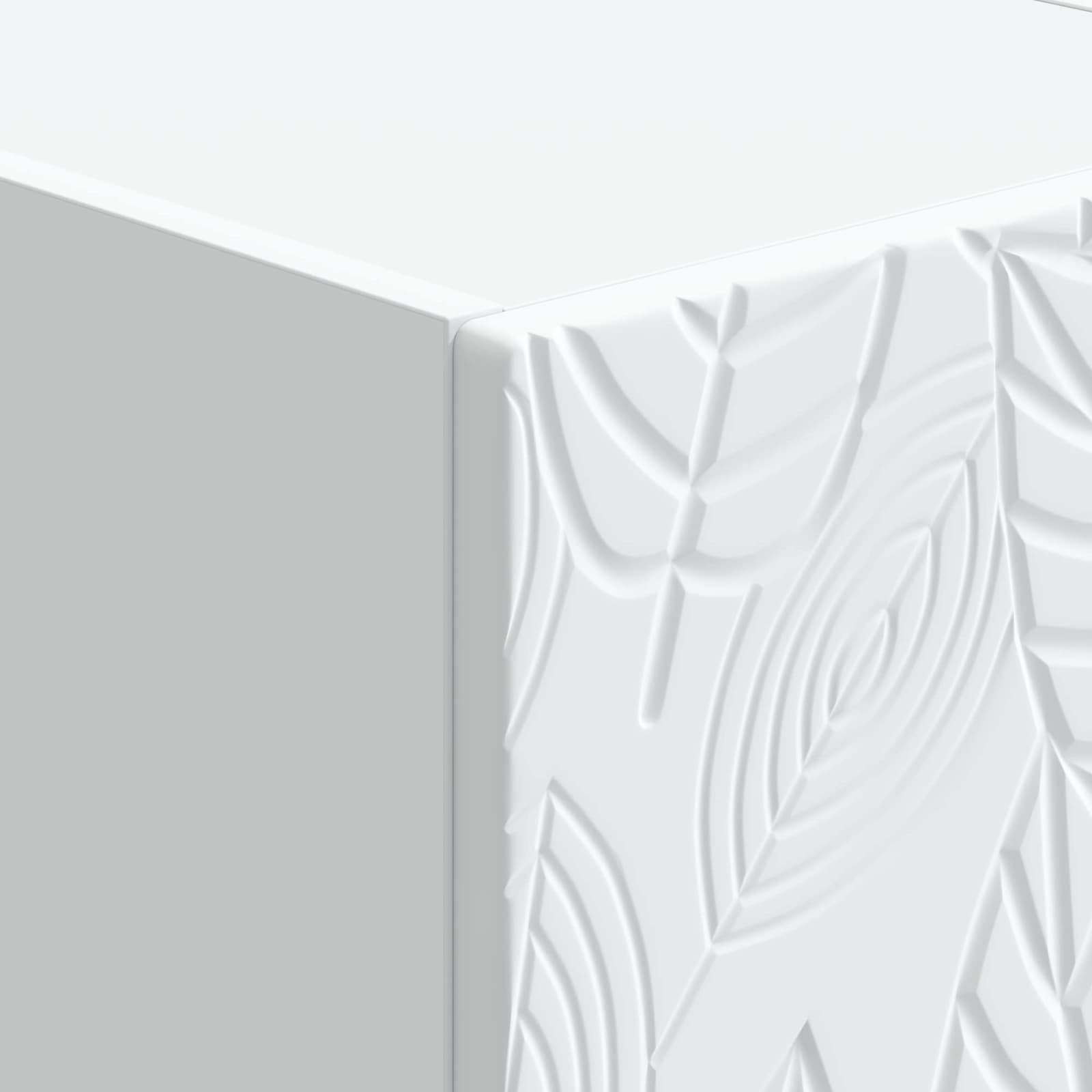 Mesita de Noche 2 pcs Blanco 43 x 34,5 x 48 cm