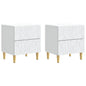 Nightstand 2 pcs White 43 x 34.5 x 48 cm
