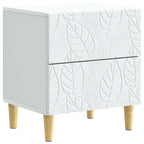Mesita de Noche 2 pcs Blanco 43 x 34,5 x 48 cm