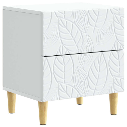 Mesita de Noche 2 pcs Blanco 43 x 34,5 x 48 cm