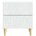 Mesita de Noche 2 pcs Blanco 43 x 34,5 x 48 cm