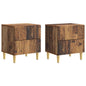 Nightstand 2 pcs White 43 x 34.5 x 48 cm