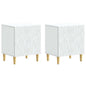Mesita de Noche 2 pcs 4 colores 43 x 34,5 x 50 cm