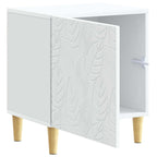 Mesita de Noche 2 pcs Blanco 43 x 34,5 x 50 cm