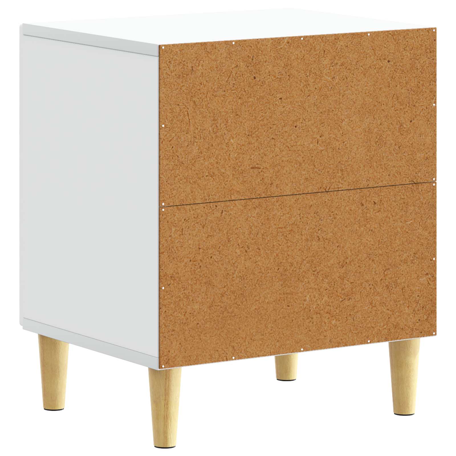 Mesita de Noche 2 pcs Blanco 43 x 34,5 x 50 cm