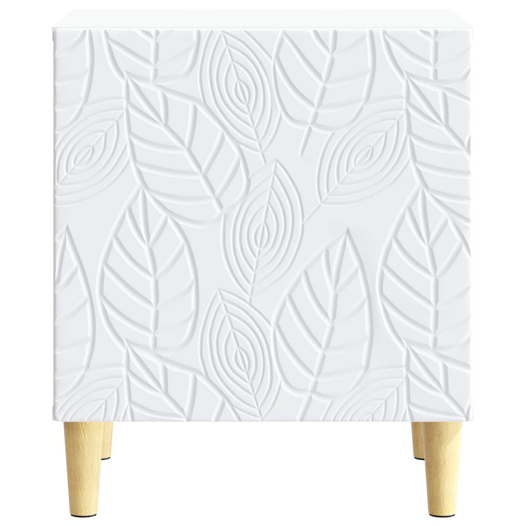 Mesita de Noche 2 pcs Blanco 43 x 34,5 x 50 cm