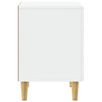 Mesita de Noche 2 pcs Blanco 43 x 34,5 x 50 cm