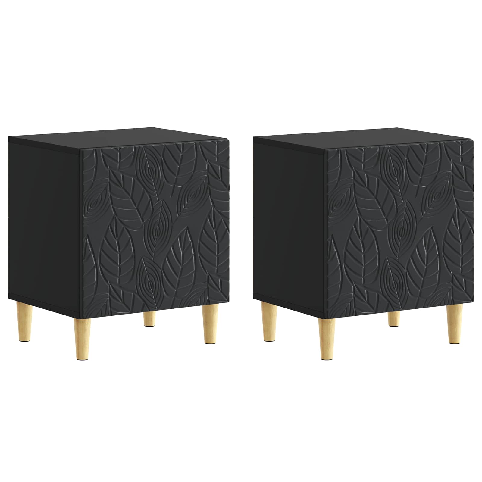 Mesita de Noche 2 pcs 4 colores 43 x 34,5 x 50 cm
