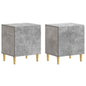 Mesita de Noche 2 pcs 4 colores 43 x 34,5 x 50 cm