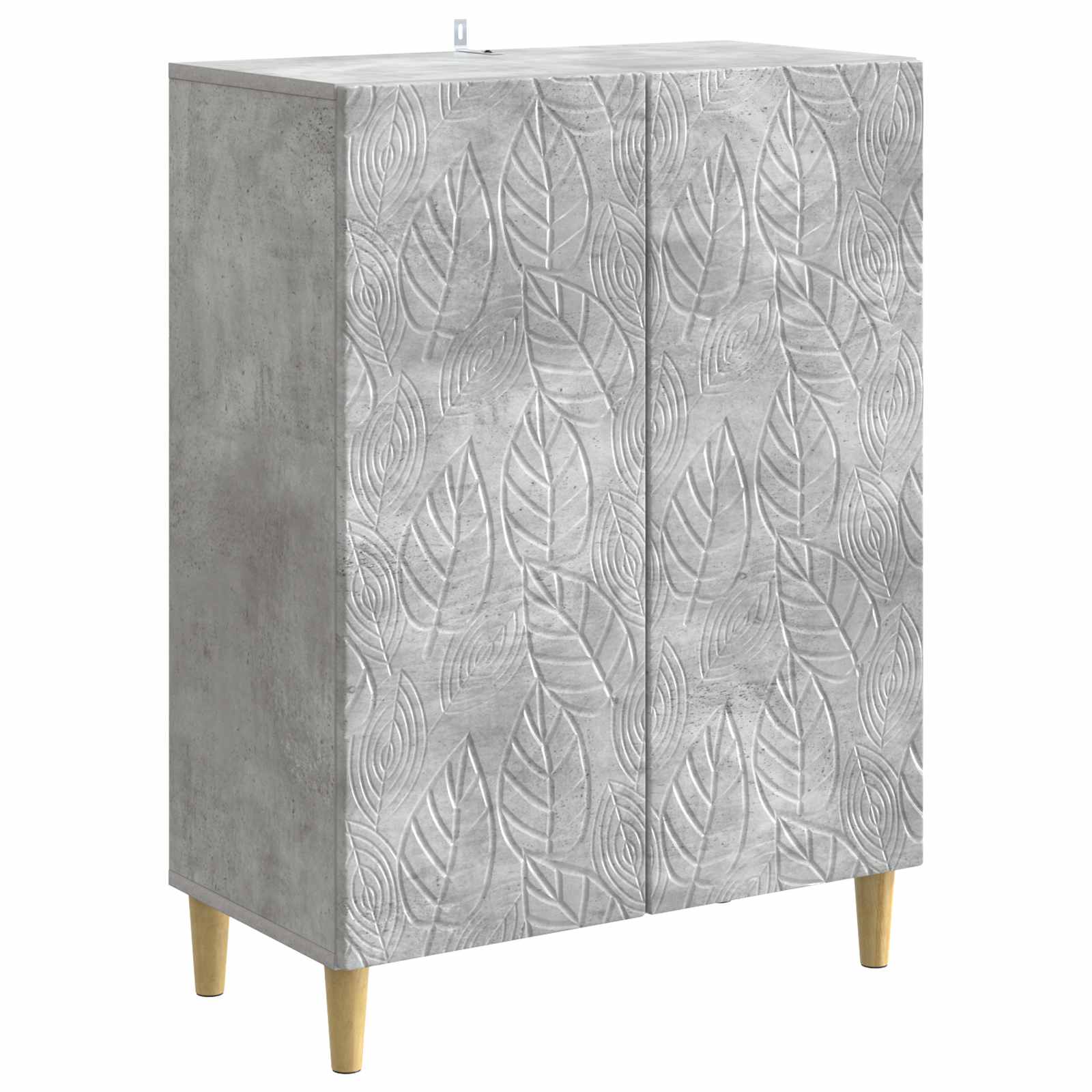 High Gloss White Sideboard 66 x 34.5 x 90 cm