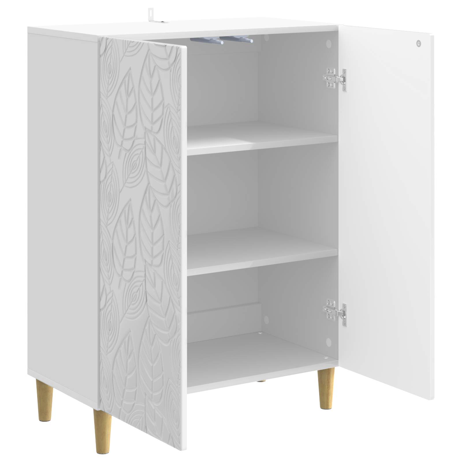 Aparador Blanco Brillante 66 x 34,5 x 90 cm