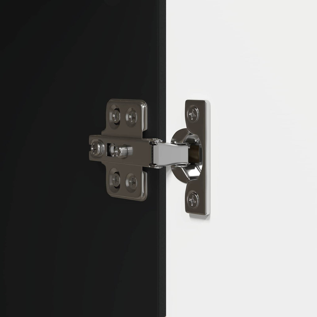 Aparador Negro 33 x 34,5 x 90 cm Madera de ingeniería