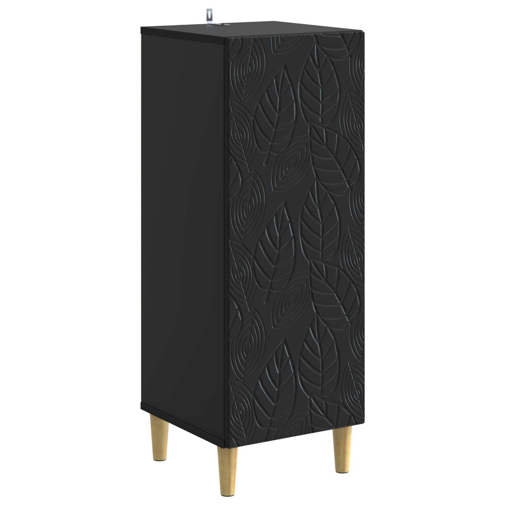 Aparador Negro 33 x 34,5 x 90 cm Madera de ingeniería