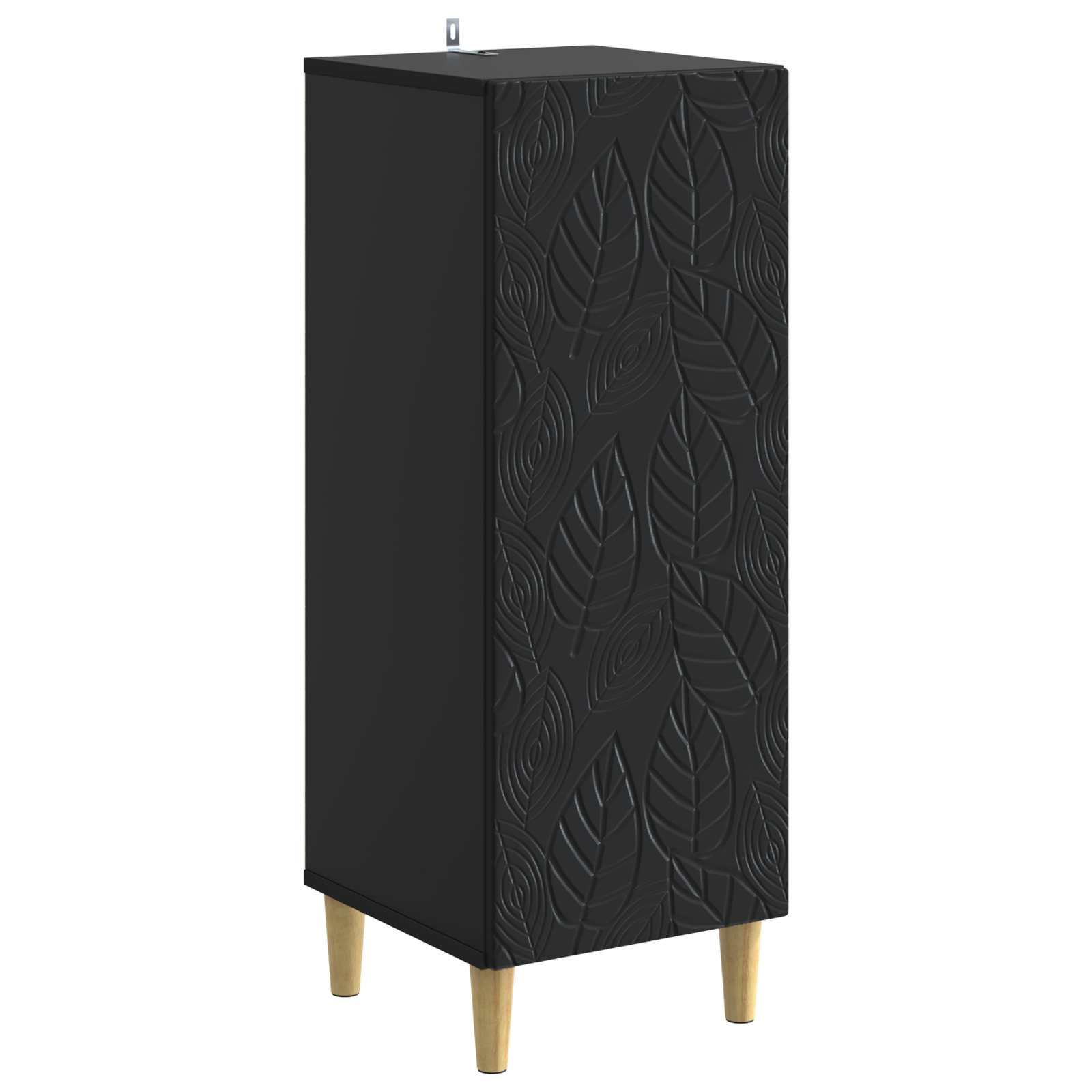 Aparador Negro 33 x 34,5 x 90 cm Madera de ingeniería
