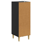 Aparador Negro 33 x 34,5 x 90 cm Madera de ingeniería