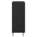 Aparador Negro 33 x 34,5 x 90 cm Madera de ingeniería