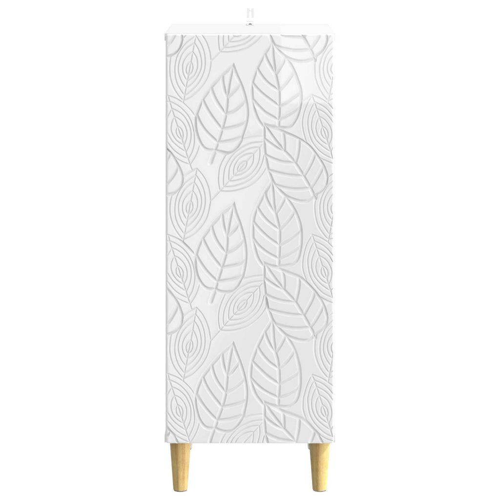 Aparador Blanco Brillante 33 x 34,5 x 90 cm