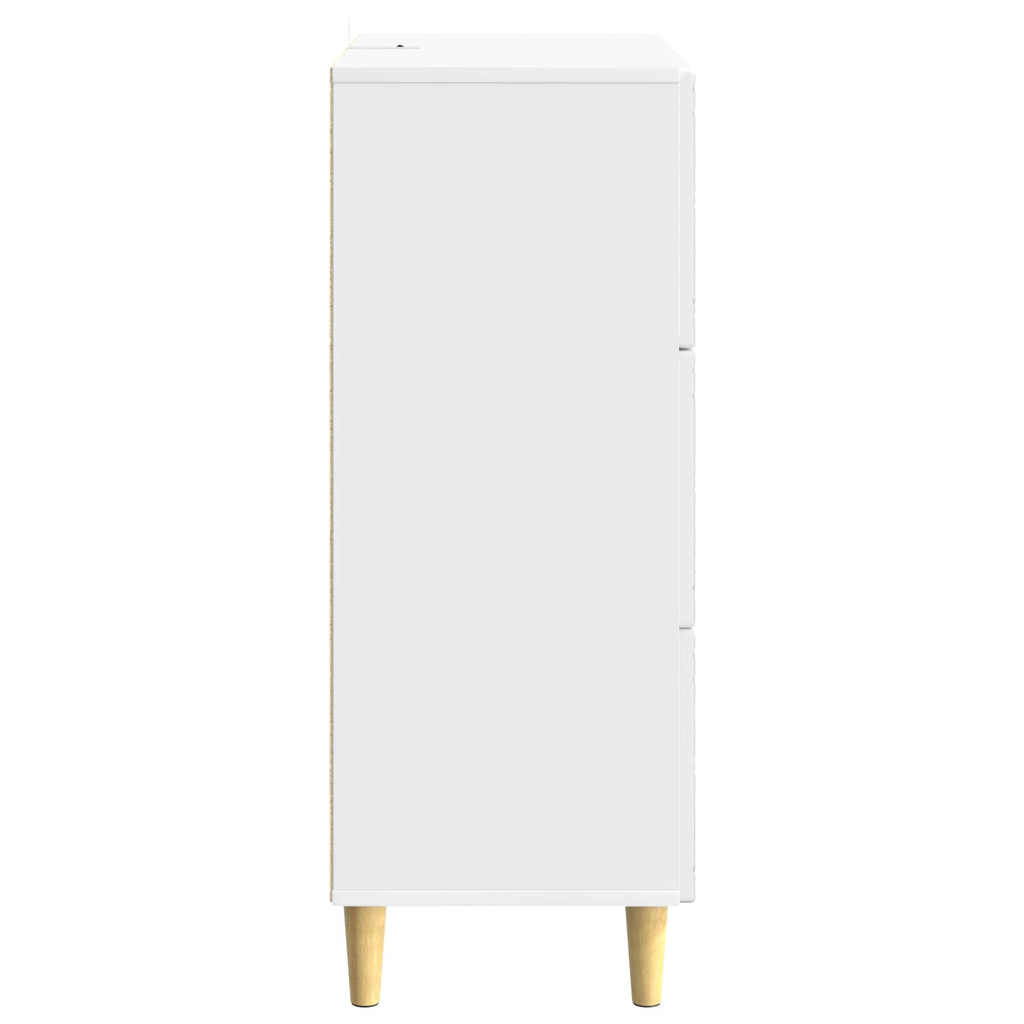 Cajonera Blanco Brillante 66 x 34,5 x 90 cm