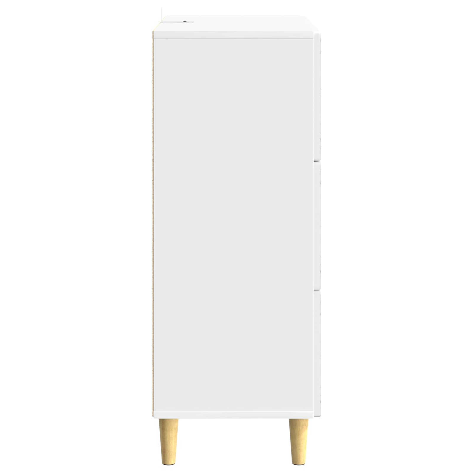 Cajonera Blanco Brillante 66 x 34,5 x 90 cm