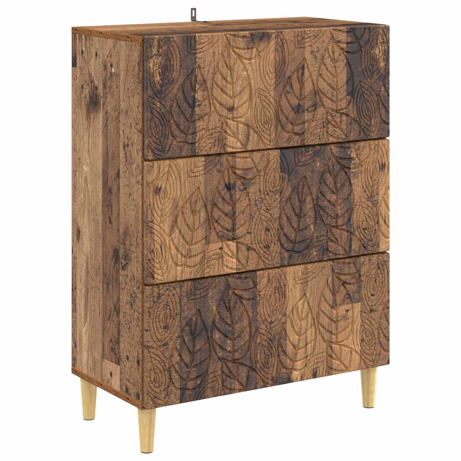 Cajonera Blanco Brillante 66 x 34,5 x 90 cm