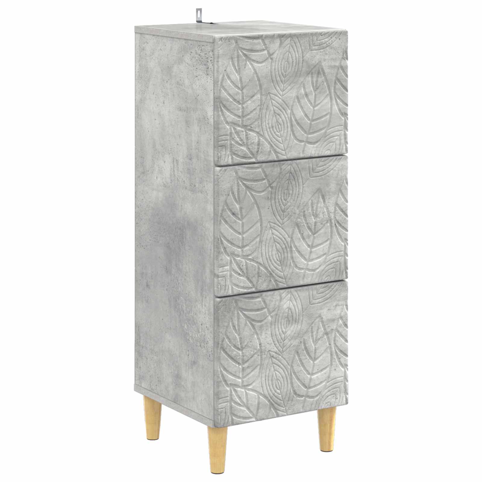 Cajonera Blanco Brillante 33 x 34,5 x 90 cm