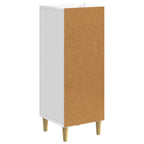 Cajonera Blanco Brillante 33 x 34,5 x 90 cm